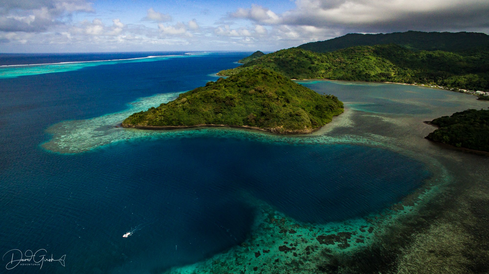 Fiji aerial drone