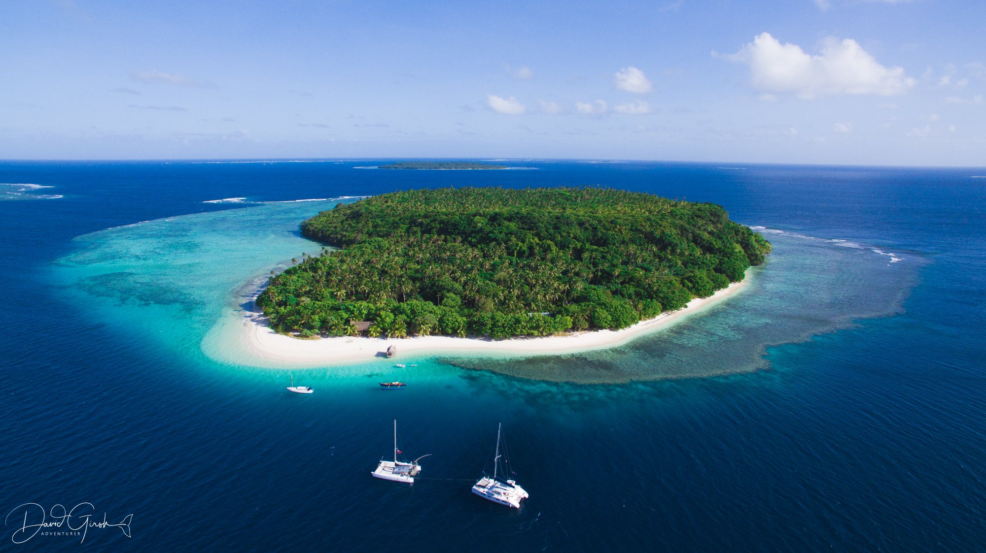 Aerial island paradise