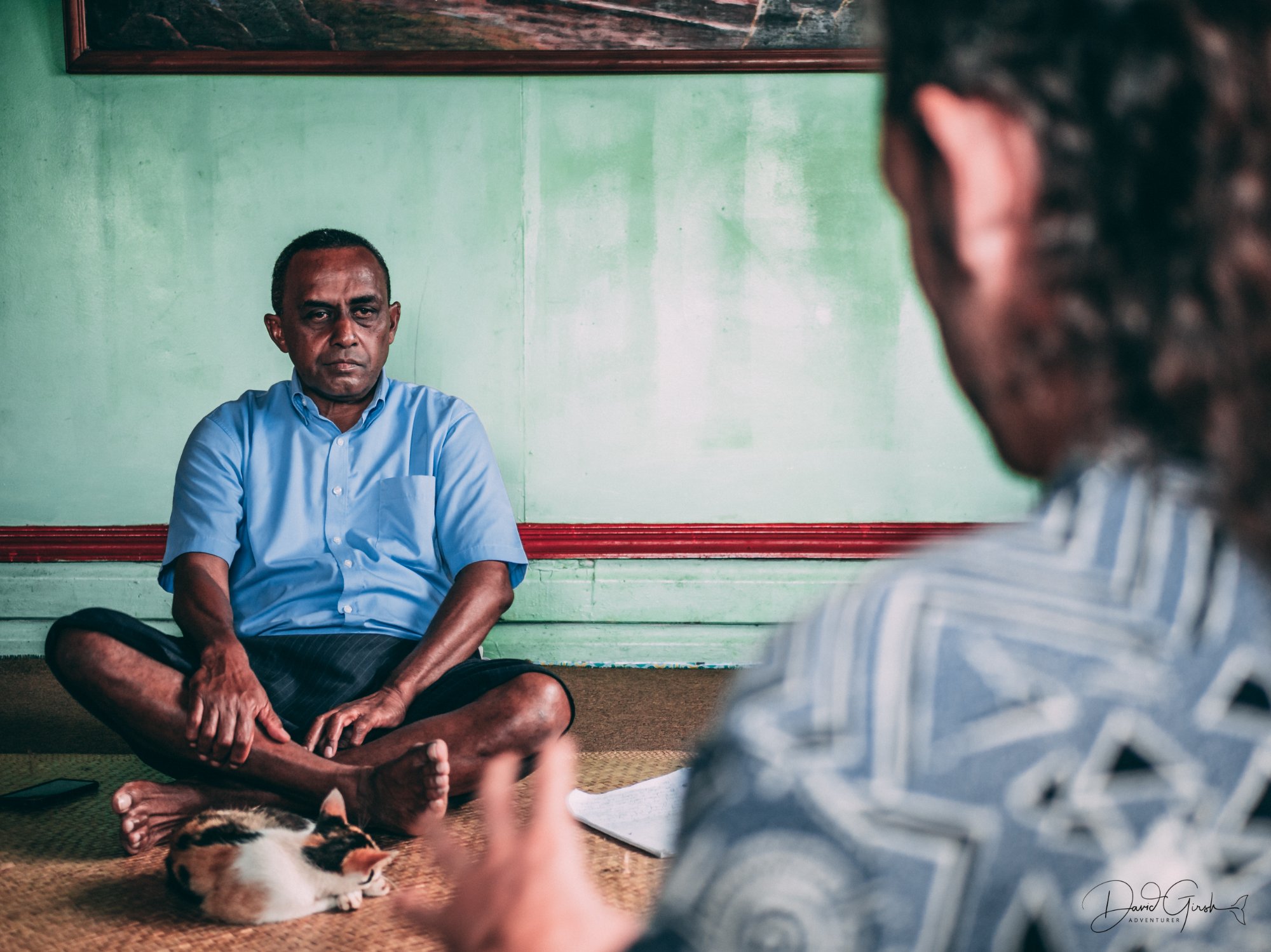 David at cultural event