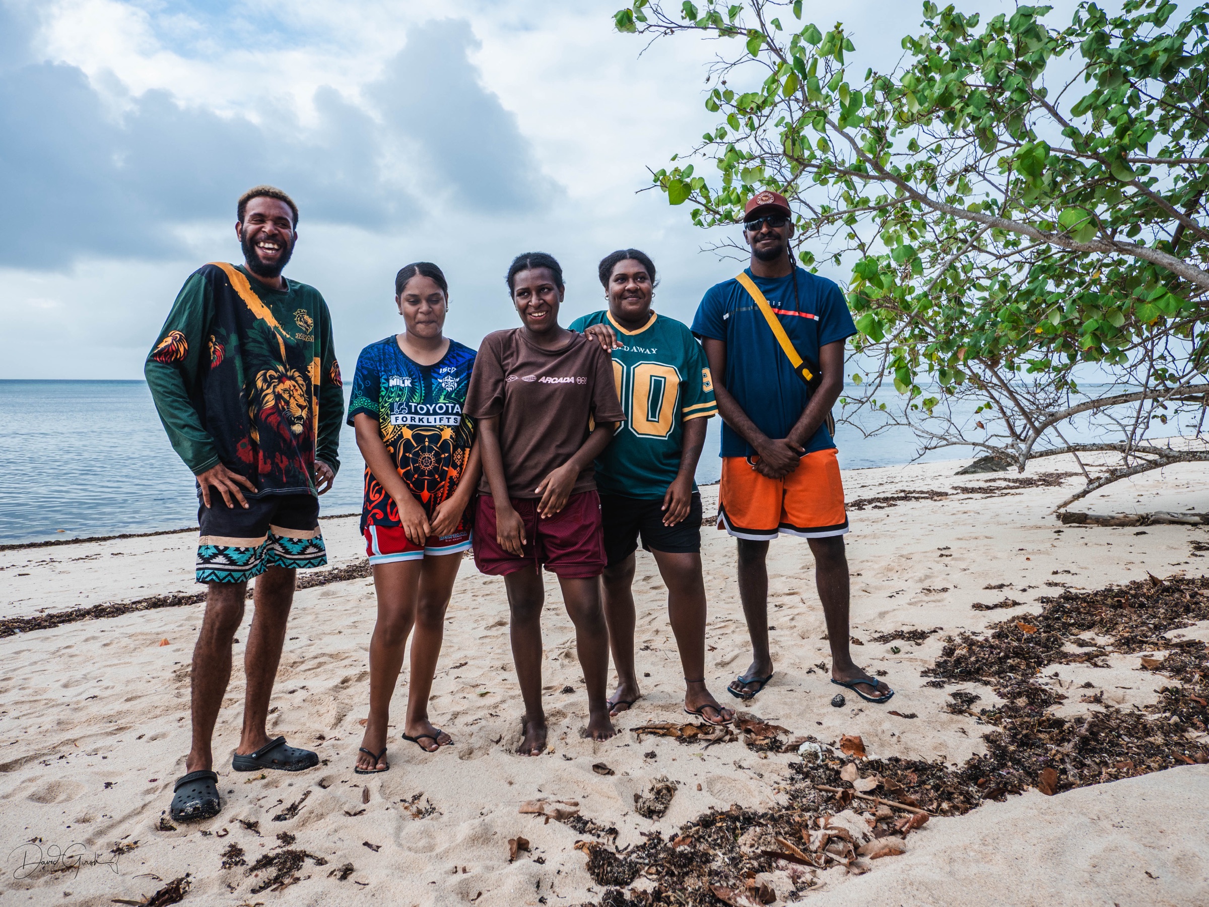 Group photo of the Mer Island training team